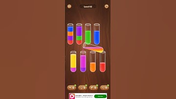 water sort level 42/ Water Sort Puzzle game. Puzzle games #shorts