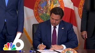 Florida Gov. DeSantis signs bills to crack down on illegal immigration into law