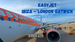 EasyJet Ibiza to London Gatwick / May 2024