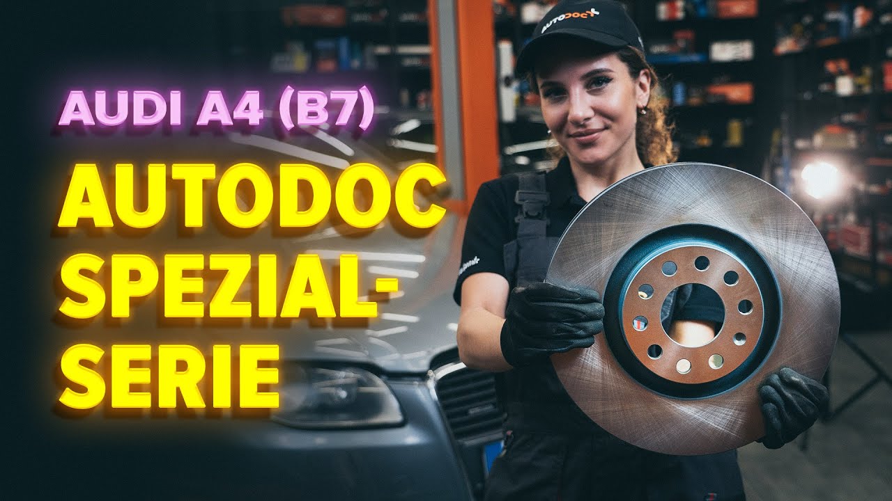 Audi A4 B7 Bremsen Hinten Wechseln Anleitung Wie AUDI A4 B7 Limousine Bremsscheiben hinten wechseln [AUTODOC