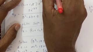 18MATDIP41-Solution of Non-Homogeneous Linear Ordinary Differential Equations and Type-I/II