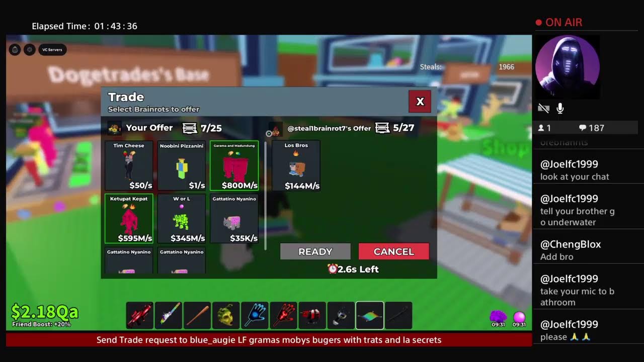 Tradeing my brainrot   join up