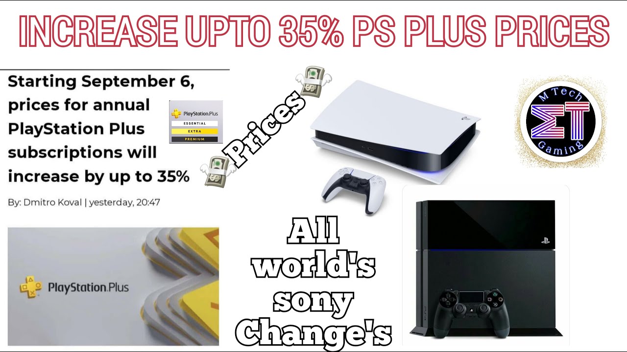 PS PLUS PRICE INCREASE$😳SONY Huge Prices CHANGE GET ON PS PLUS SUBSCRIPTION🥰PS4/PS5 