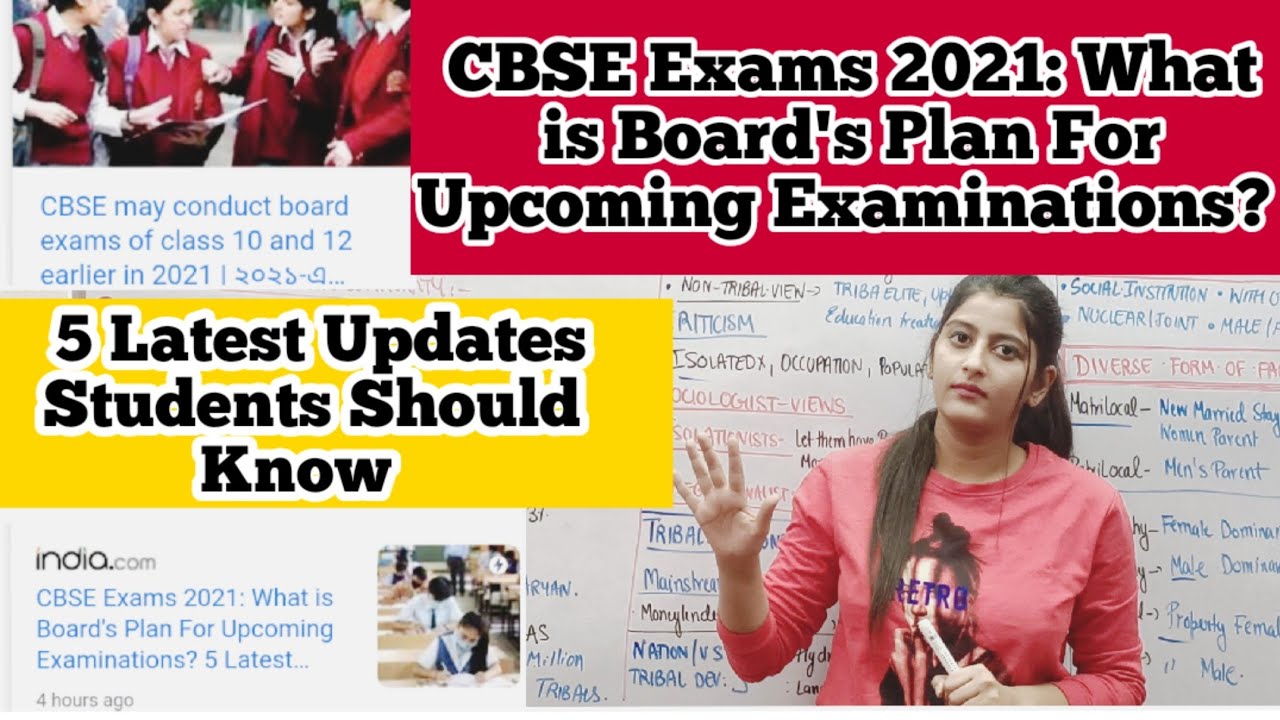 CBSE Exams 2021: What is Board's Plan For Upcoming Exams? 5 Latest Updates Students Should Know.