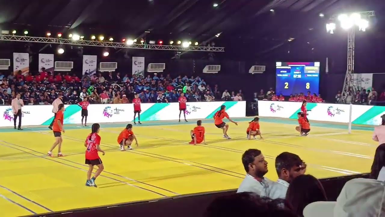 36th National Games, Gujarat Kho Kho Final match Women Maharashtra v/s Odisa 1st innings