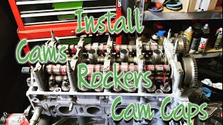 Install Cams, Rockers, And Cam Caps (RSX) #rsx #kseries #turbo