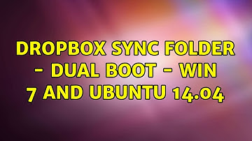 Ubuntu: Dropbox Sync Folder - Dual Boot - Win 7 and Ubuntu 14.04