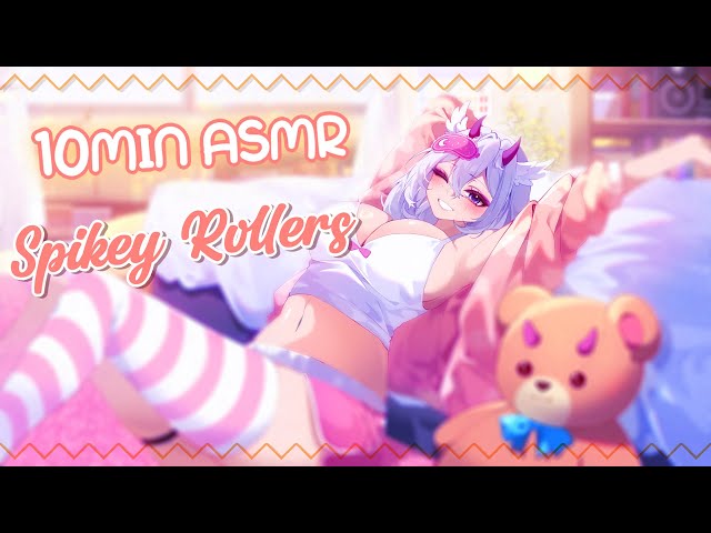 Quick ASMR Relief: Spikey Hair Rollers  ⚡️Super tingly!  | No Talking!