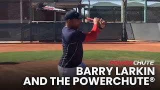 Barry Larkin and Powerchute Baseball Trainer