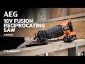 Aeg 18v fusion reciprocating saw a18frs0