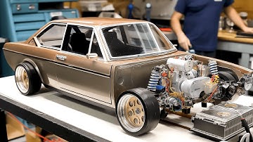 Man Builds $7000 RC AUDI With Real Petrol Engine | Start to Finish by @septemberflow