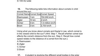 Unit 8 Lesson 6 Test With Audio