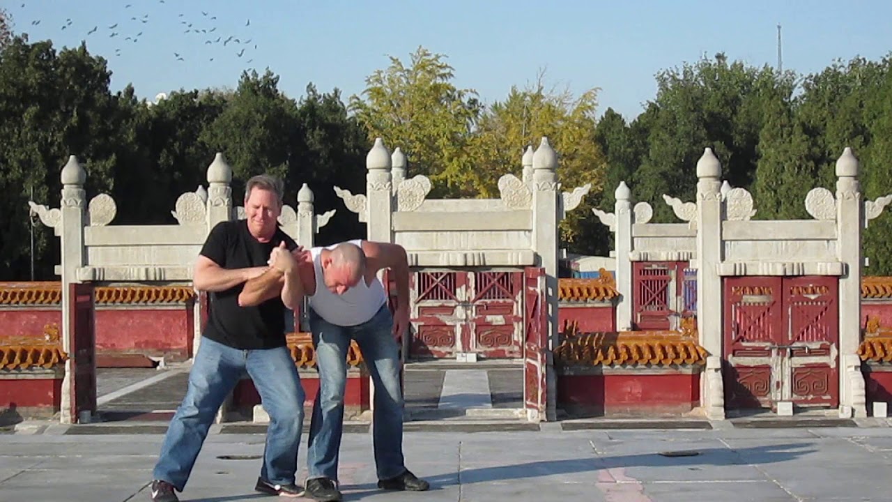 Grandmaster David Garrison demonstrating Hapkido at the Temple of Earth in Beijing China 2012