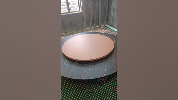 circular rotating dining table
