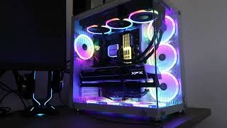 Montage Pc Noir Et Blanc Aquarius Plus - Xigmatek Aquarius Plus Pc Embly Black And White