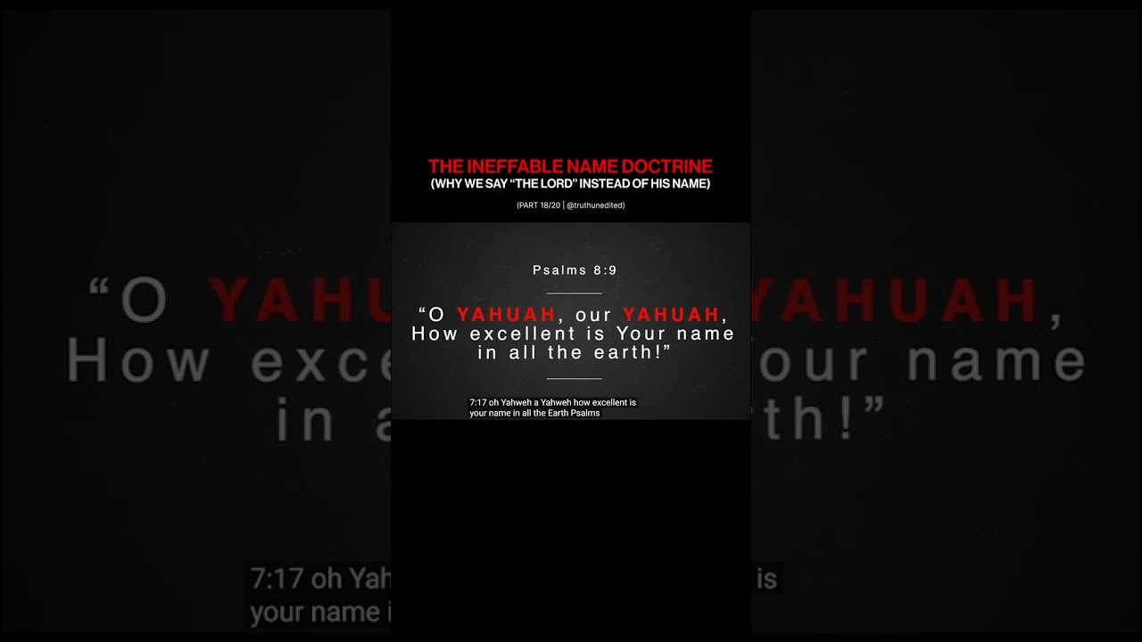 Why Scripture Commands Us to Praise YAHUAH’s Name 📖