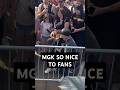 mgk is so nice to fans at SLS santa monica on may 23. 😭 mgk is for the people 💯