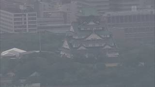 G20サミットをひかえた大阪の空撮