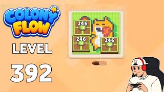 Colony Flow level 392 walkthrough gameplay Solution