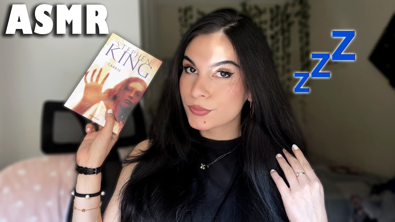 📕 Leyendo Carrie de Stephen King - asmr casero