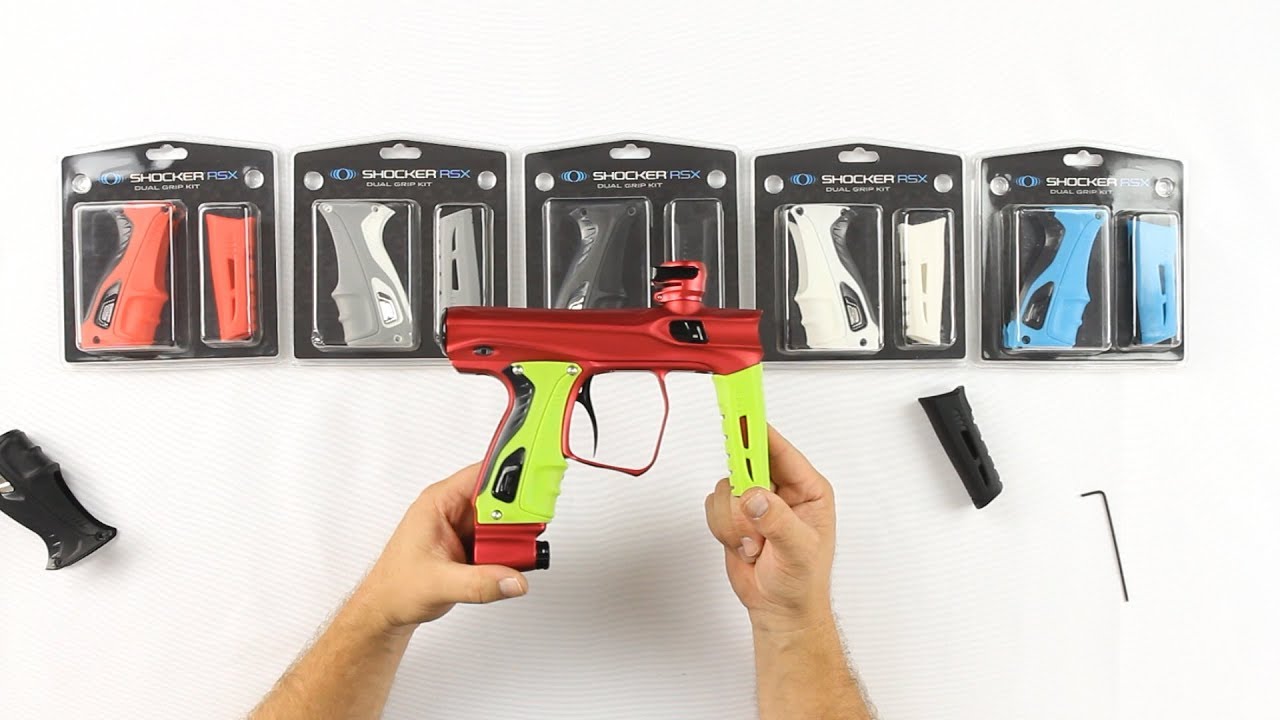 SP Shocker RSX/XLS Grip Color Kit Review YouTube