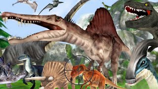 Gameplay Android Jurassic Dinosaur Wild Jungle Shooter | Jeu de chasseur de dinosaures screenshot 5