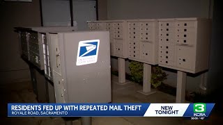 Recurring mail thefts alarm residents at Sacramento apartment complex