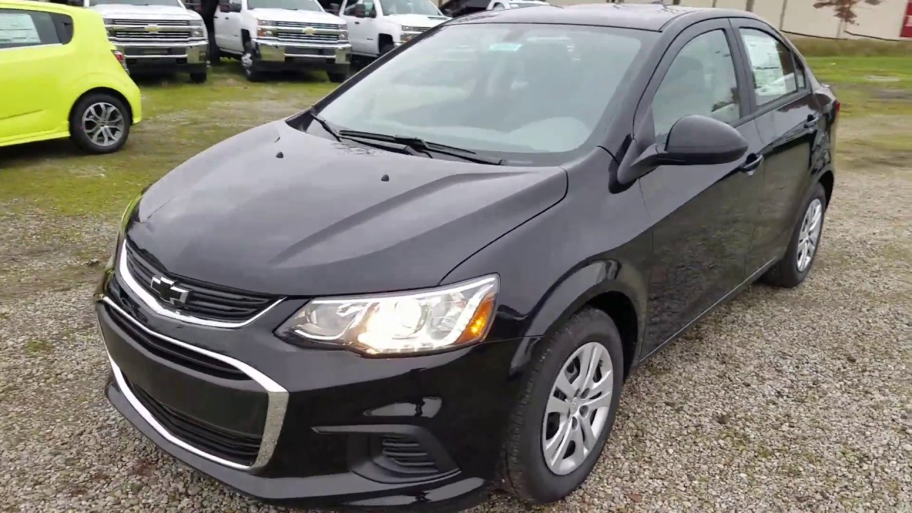 2019 Chevy Sonic Sedan Ls Mosaic Black Metallic Full Walk