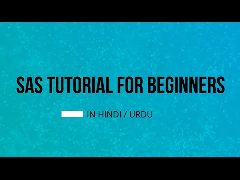 SAS Programming Tutorial From Scratch (Hindi/Urdu)-301_Proc SQL