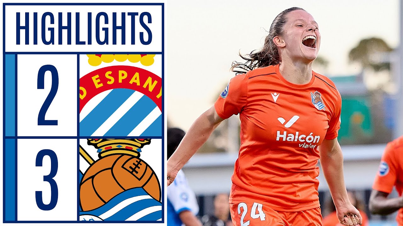 RCD ESPANYOL 2 - 3 REAL SOCIEDAD | RESUMEN LIGA F MOEVE