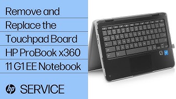 Remove and Replace the Touchpad Board | HP ProBook x360 11 G1 EE Notebook | HP Support