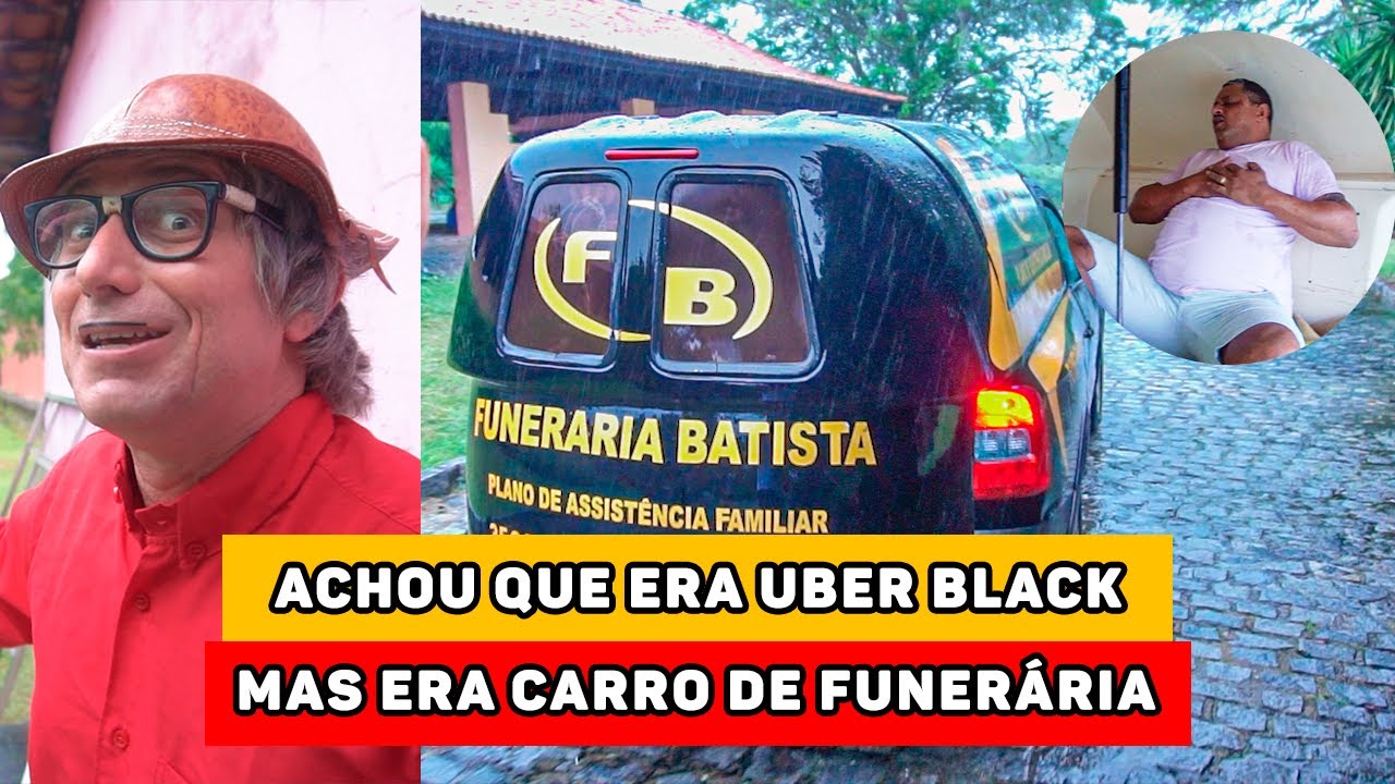 MUÇÃO FAZ BIRÓ ANDAR DE CARRO FUNERÁRIO ACHANDO QUE É BLACK!