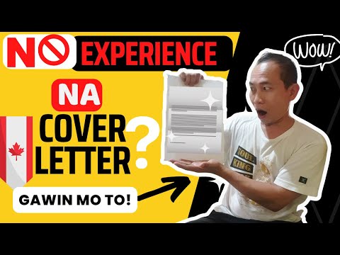 Video: 3 Mga Paraan upang Gumawa ng isang Cover Letter