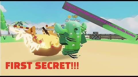 I hatched a VANILLA SUNDAE in Mining Simulator 2