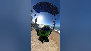 Learning to swoop #gopromax #skydiving #swoop