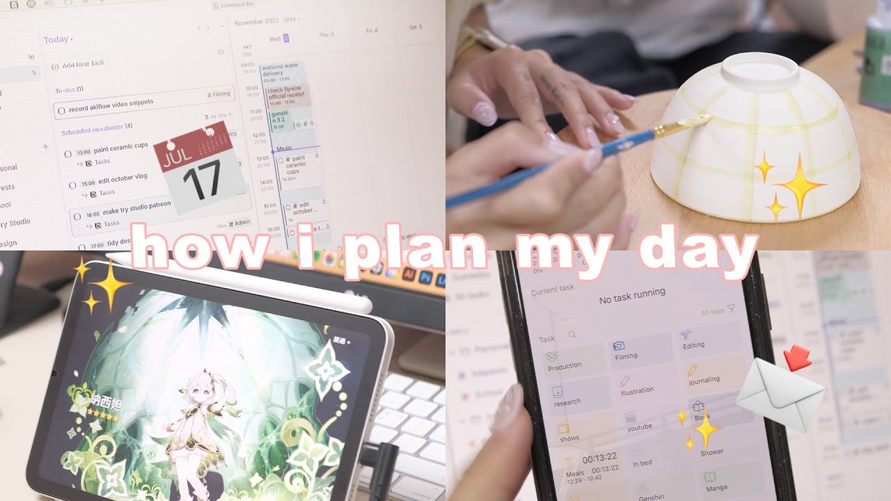 (vlog) how i plan my day📅 a REALISTIC daily planning routine