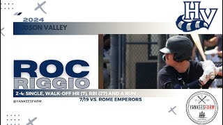 Roc Riggio Vs. Rome Emperors 7/19/24
