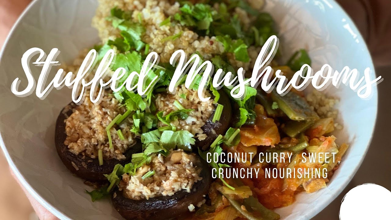 Coconut Stuffed Mushroom 🍄