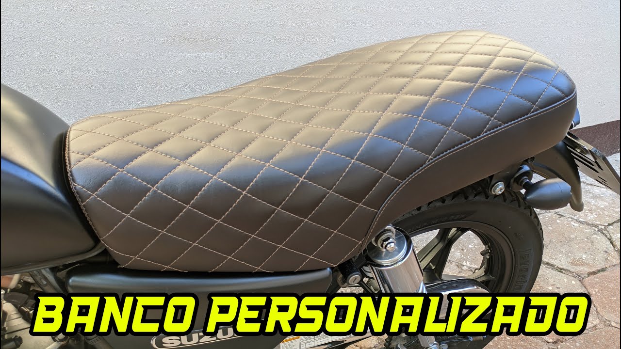 Ravieri Motos - Banco Customizado Suzuki Intruder 125 Cafe Racer