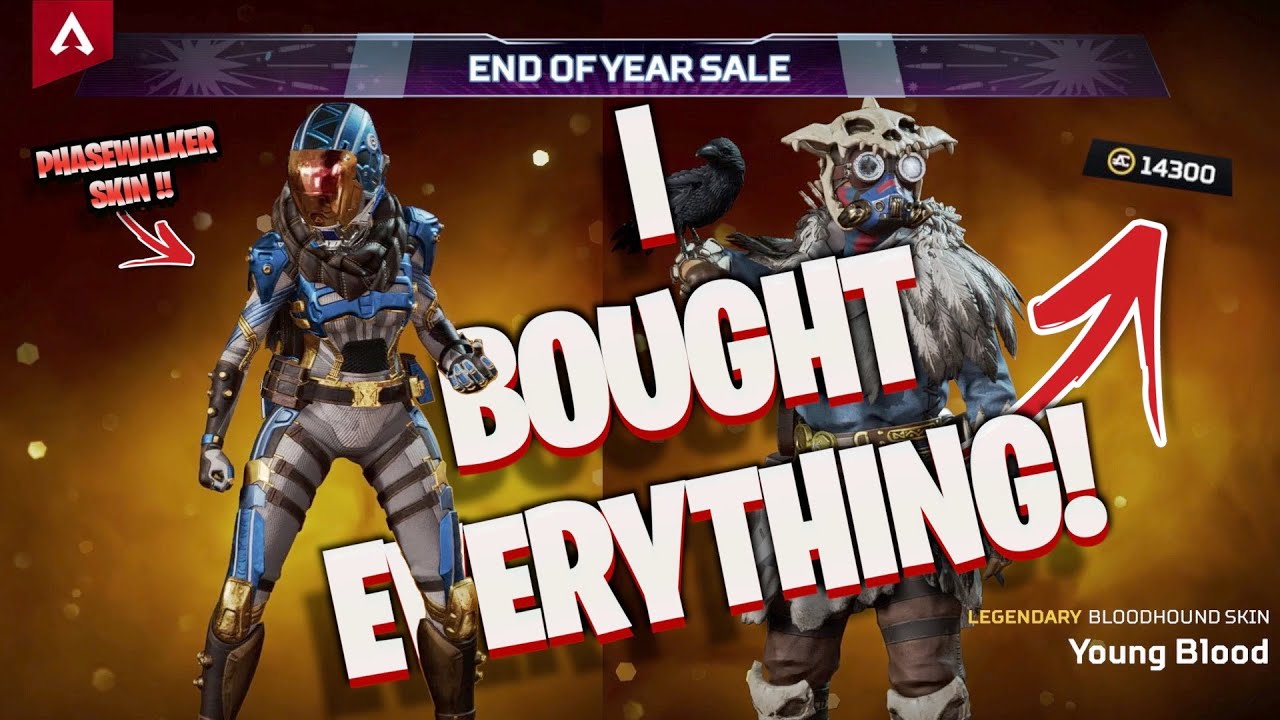 **END OF YEAR SALE** I bought everything ! - Apex Legends | PS4