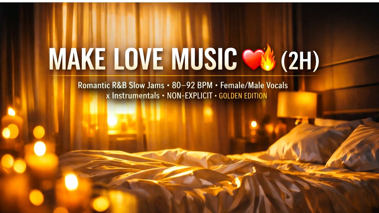 Hotel Lights (2H) 🌙 | Intimate R&B for Couples | 30 AI Originals | GOLDEN EDITION