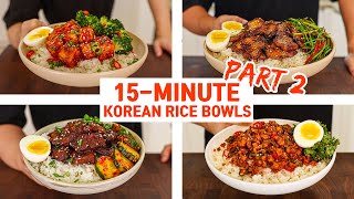 15 Minute Korean Rice Bowls For Your Busy WEEKNIGHT DINNER Part 2