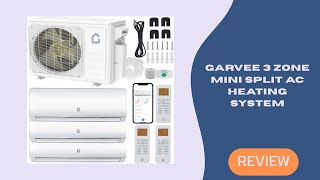 Garvee 3 Zone Mini Split AC Heating System 28000 BTU 20 SEER2