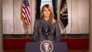 'Greatest Honor Of My Life': First Lady Melania Trump Gives Farewell Speech
