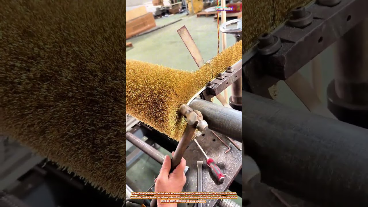 The Art of Steel Wire Brush Roller Manufacturing