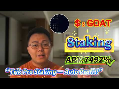 💎 Data Asli Staking GOAT Solana yang Sedang Viral | 7492%