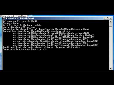 Runescape Private server Error! need help!!