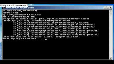 Runescape Private server Error! need help!!
