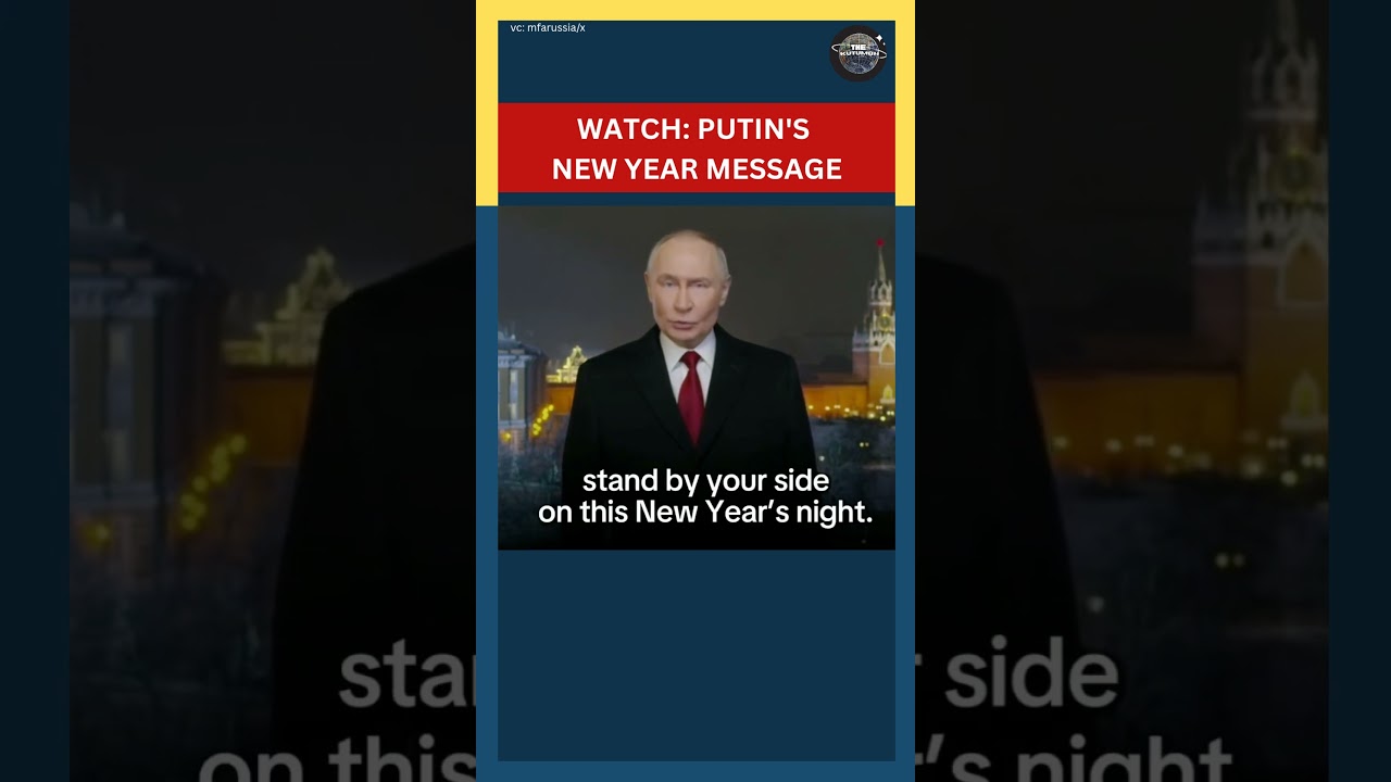 Russian President Vladimir Putin shares New Year message