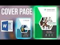 Report Cover Page Design - How To Make A Cover Page On Word